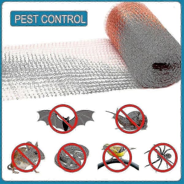 HJyang 6m Gnavernet Kobber Anti Snegl Mus Rotte Fugl Nematoder Kobber Strikket Net JOM