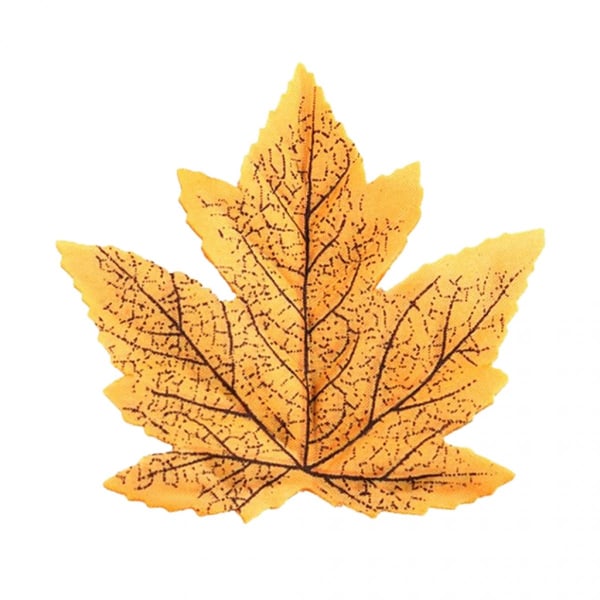 11 färger Konstgjorda lönnlöv Fake Leaf Höstevenemang Festduschdekor I