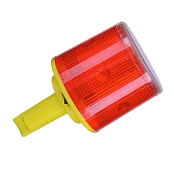 Solar LED rund varningslampa trafikljus alarm blinkande ljus c