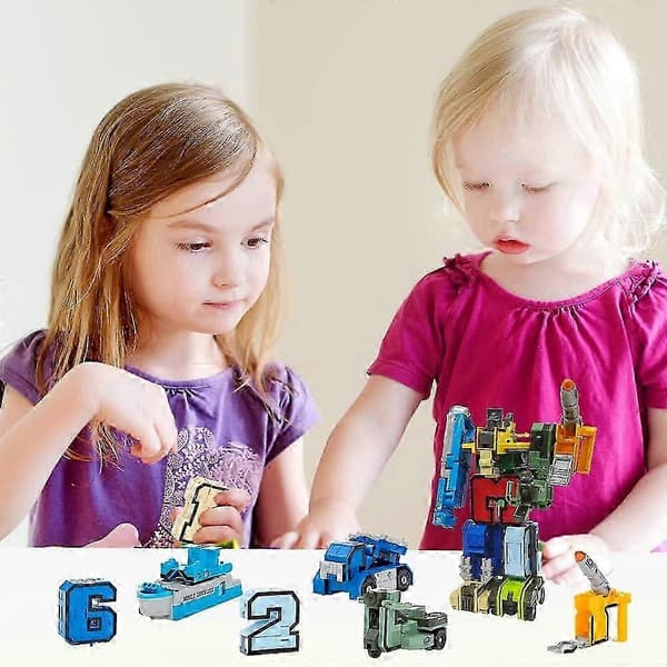 [RM] Digitale militære robotlegetøj til 3-6 årige drenge/piger med tal 0-9 læringsfunktioner