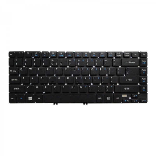 Bärbart tangentbord med engelska bokstäver designat med bakgrundsbelyst kostym för ACER R7 R7-572 R7-572G R7-571 R7-571G MS2317