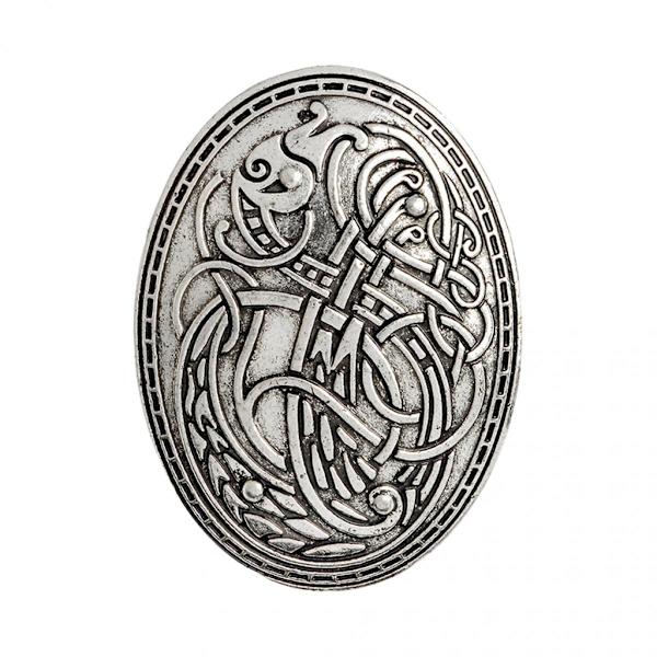Medeltida Vikingasköld Broscher Nålar Kappa Sjal Halsduk Nål Spänne Nordiska Smycken