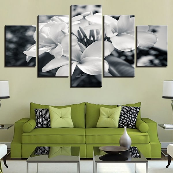 5 st Väggmålning Modern Dekoration Vardagsrum Canvas Tryck Blomma