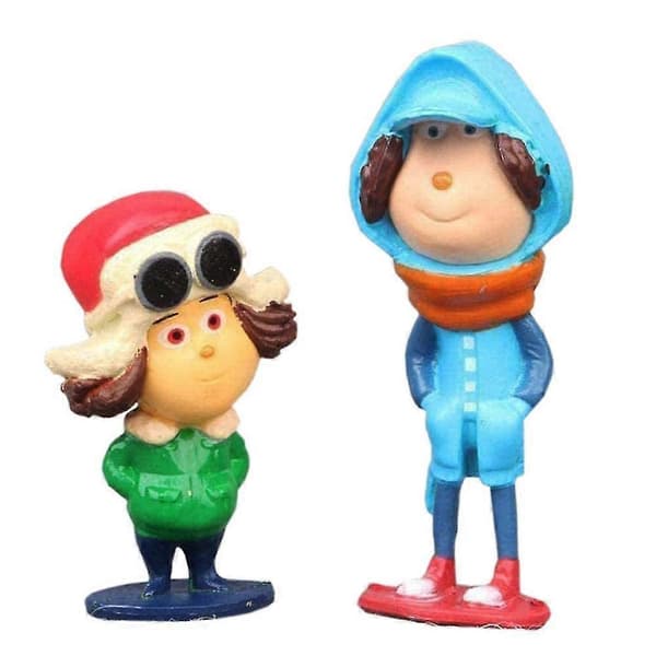 12 stk/sett Jul Grinchen Figur Leker Kakepynt Hjemmeinnredning Gaver