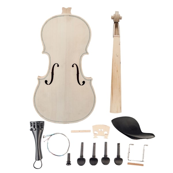 DIY oavslutad massivt trä violin hantverk violinkropp violin violin kit 3-4