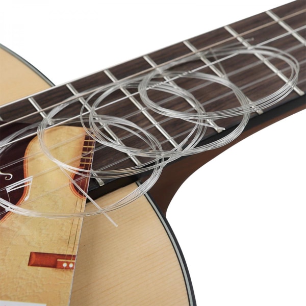 100 st klassisk gitarr Professionell nickelkopparlindad nylon