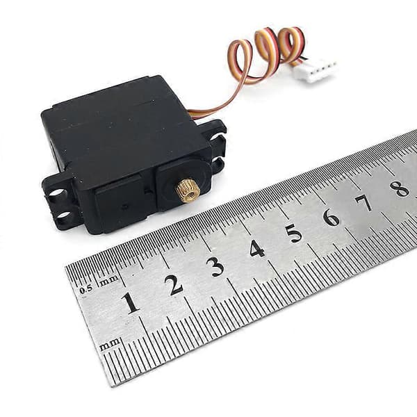 [RM]FY-S3 SB1513 2.8KG 5-leder servo med metalgear til RC-bil Musta