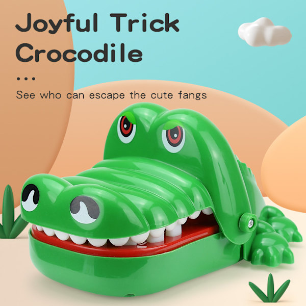 Krokodiltänder Leksaker För Barn Alligator Biter Finger Tandläkarspel