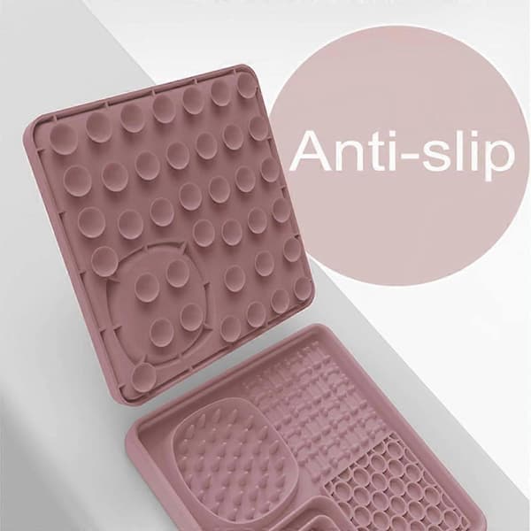 Långsam matare - Livsmedelsgodkänd silikon, rosa, 1 stycke