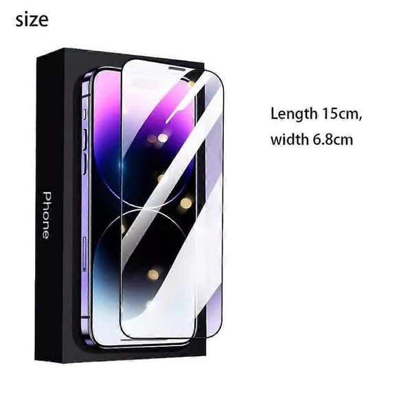 3 kpl - iPhone 13 / 13Pro - Läpinäkyvä karkaistu lasikalvo