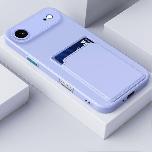 [RM] Kontrastfarget knapp TPU-deksel for iPhone 17 Air Purple For iPhone 17 Air