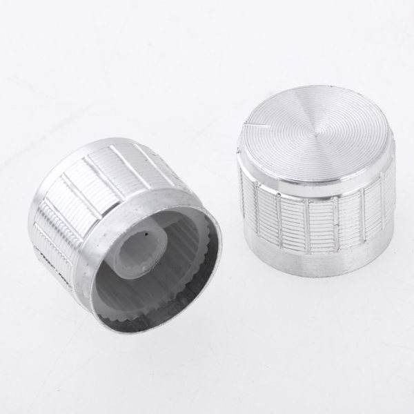 50 st aluminiumlegering halkskydd potentiometer kontrollknapp