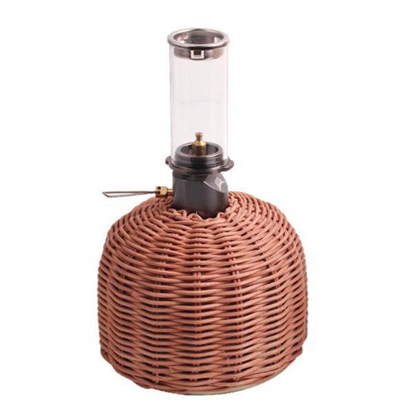 Handgjort Rattan Skydd för Gasoltub Matlagning Camping Vandring Kaffepåse S