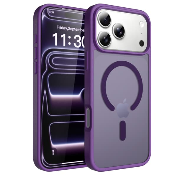 Magnetisk etui til iPhone 18 Pro (lilla) Purple