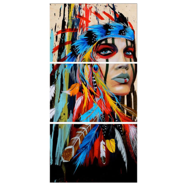 3 st/set canvas dekoration väggdekoration dekoration antik kvinna dekoration 50x70cm