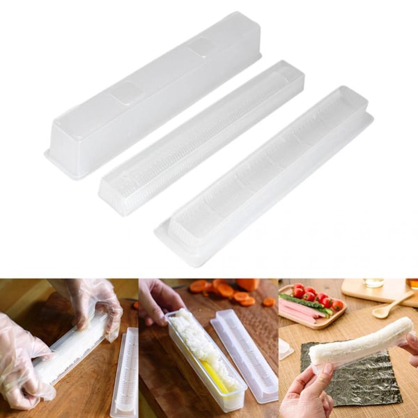 Delar/set Japansk Sushi Roll Maker Risform, Bento Tillbehör, Köksredskap, matlagnings Sushi Maker Kit Ris Roll Form