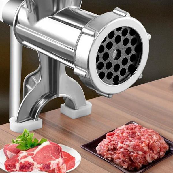 Köttkvarn i rostfritt stål Bordsvev Manuell Korv S