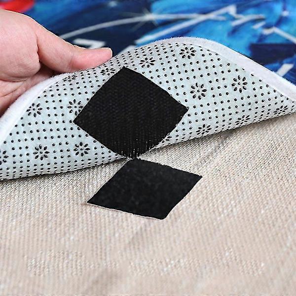 [RM]10/20/50 stk selvklebende borrelåsfester for sofaputer møbler White Square 50PCS