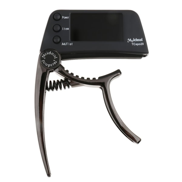 Tcapo20 Professionell Akustisk Elektrisk Basgitarr Violin Capo Stämapparat Svart