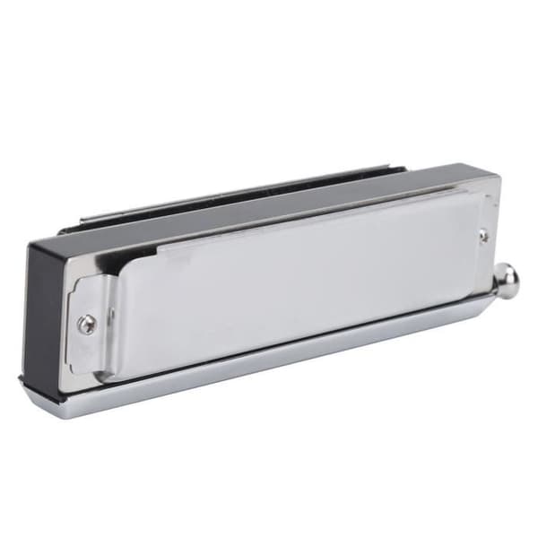Lv.life Munspel 40 Toner Kromatiskt Munspel 10 Hål 40 Toner 2 Sidor Polyfoniskt Spelande Munorgel Silver