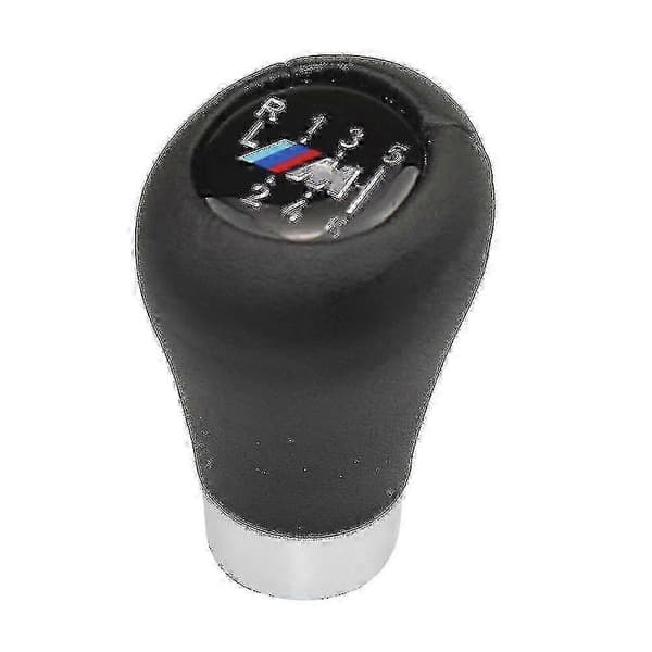 Til BMW Serie Sort Læder Manuel Gearskifteknop Med Adapter (5-trins) 26s