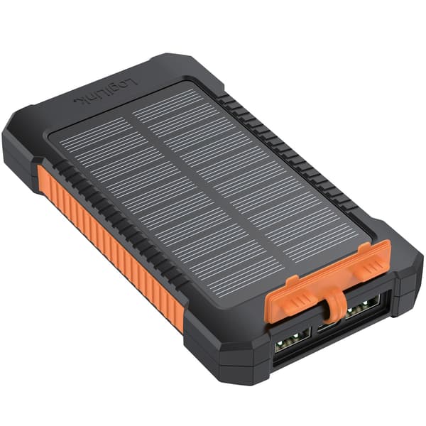 [RM]PowerBank 6.000 mAh 10W Solcelle Sort/Orange Svart 199