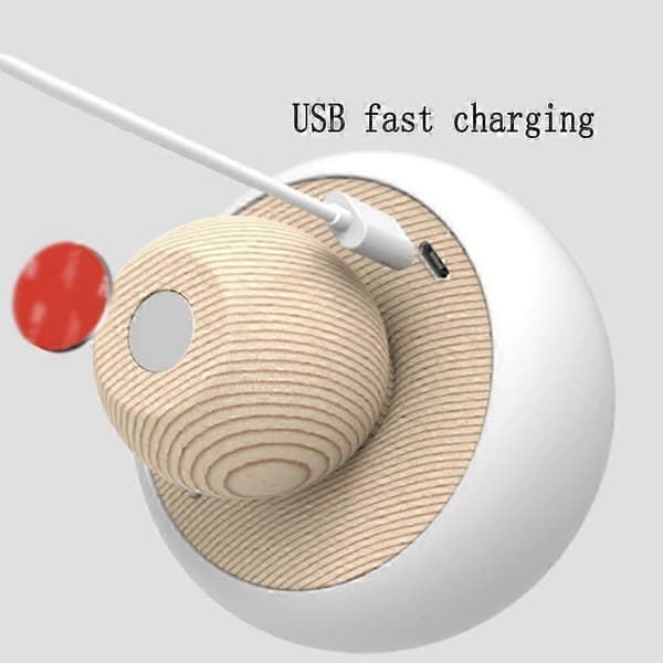 [RM]Sopp nattlys, USB-lading soverom nattbordslampe SZRH A-S 5 5