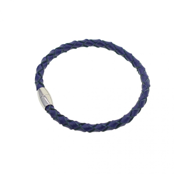 10 Set Kumihimo Tunna Läder Magnetlås För DIY Smyckestillverkning 6mm