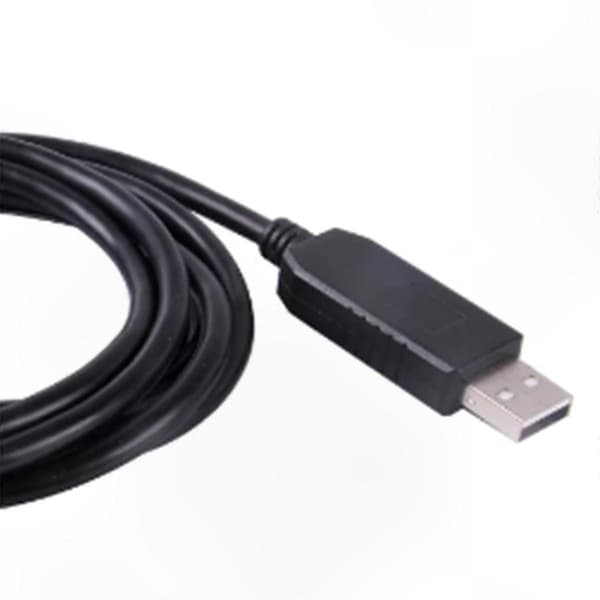 USB til RS232 seriel konverterkabel med 8-polet Mini Din-stikadapter til MicroLogix PLC 1100 programmeringsgrænseflade Black