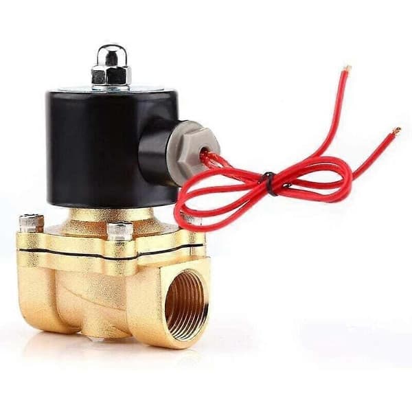 220V AC 3/4\" magnetventil. Normalt lukket. Zinklegering. Til gas, luft, olie og vand.