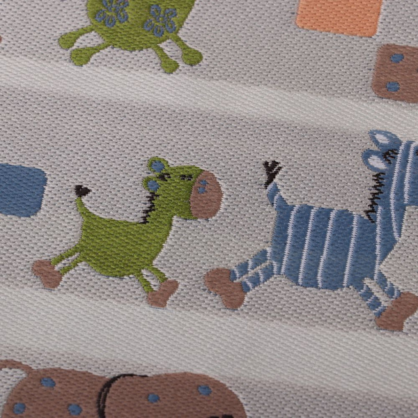 1/12 Dockhus Miniatyr Matta Tecknad Stil Matta Broderi Tyg Matta #1
