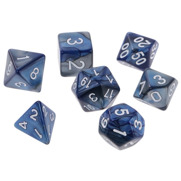 28 Tärningar D20 D12 D10 D8 D6 D4 Bordsspel Leksaker 1.6CM Akryl För D&D Leksaker Siffror TRPG