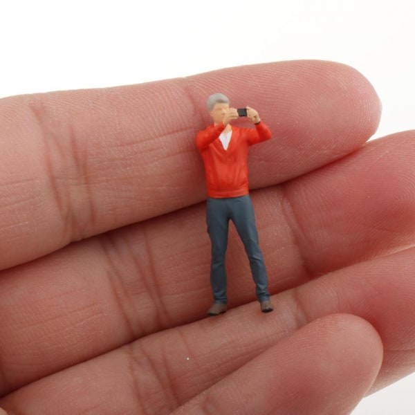 1:64:e Diorama Figures Men Miniatyr Action Figur Modell för Display Style2