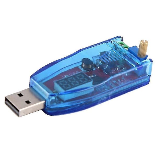DC-DC USB Justerbar Spänningsregulatormodul för Upp/Nedsteg 5V-24V