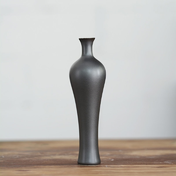 Blomvas Skulptur Bordsdekoration Keramiska Vaser 18x5cm