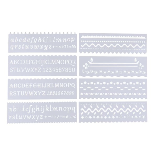 Stil Dagbok Ritmallar Set Scrapbooking DIY