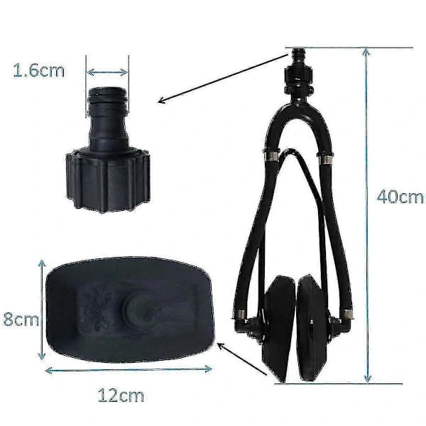 [RM]Outboard Motor Flusher Boat Cleaning Engine Marine Tool Water Kit Ear Flow Boat Engine Double Oh[CO]