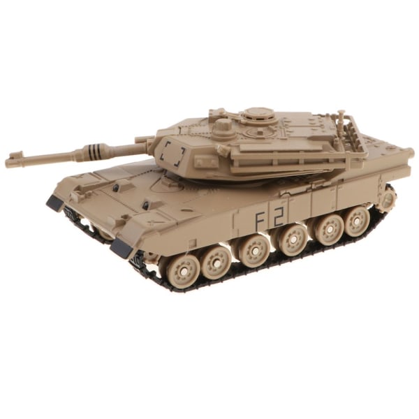 Stridsvagn Leksak Modell med Ljus och Ljud M1A2, Dra Bakåt