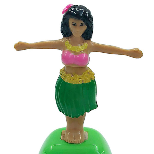 Soldriven Animerad Gungande Dans Bobble Head Leksak Bildekor Grön
