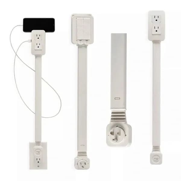 [RM]Electrical power strip, power outlet, bedside table, rotating extension cord