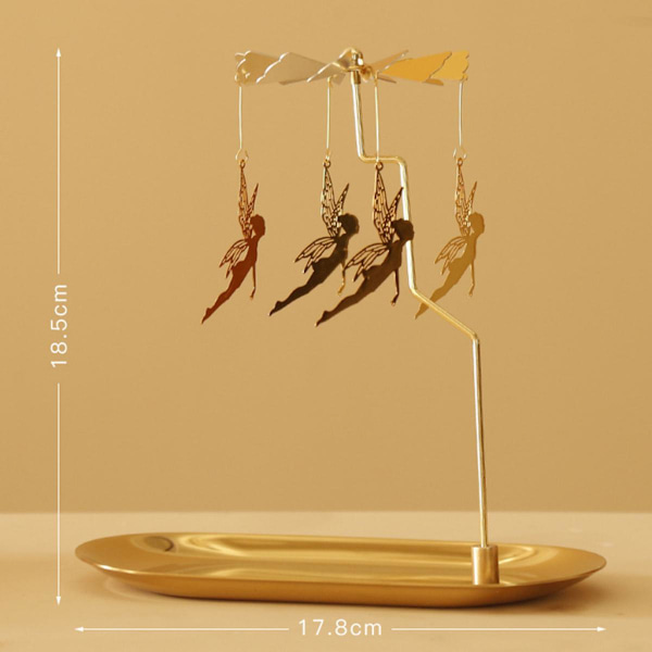 Ljusstake - Älv Roterande Te-ljusstake