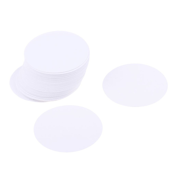 100 st runda pappersmönster för lapptäcke sömnadshantverk 38mm