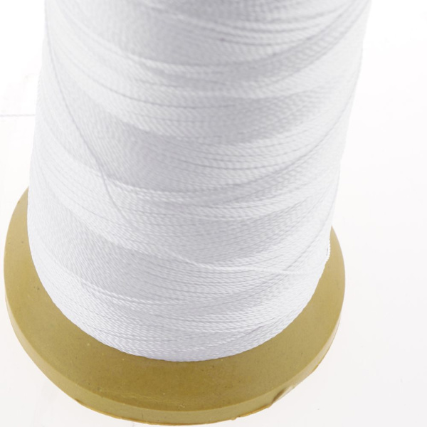 210d Polyester Allround Sytråd för Sömnadstillbehör, 1 Rulle, Vit
