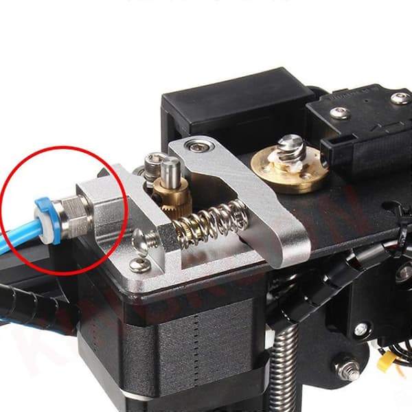3D-printerdel JP4-01 Perforeret pneumatisk konnektor M10 V6 lige igennem