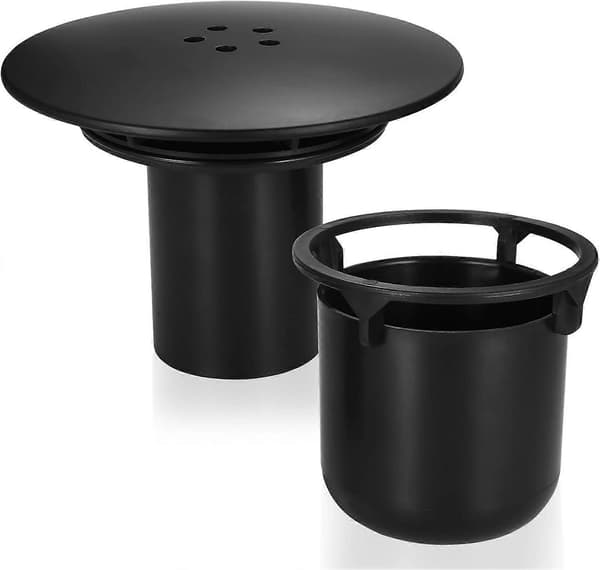 Bruseafløbsdæksel, 90mm/115mm Bruseafløb, Universal Bruseafløbsdæksel Erstatning, Bruseafløbspropdæksel