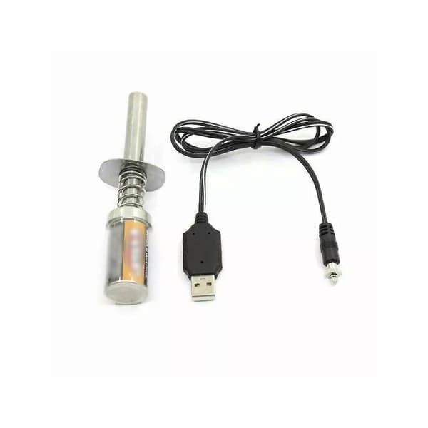 Nitro Glödstiftsstartare med USB-laddare 1800mah Nitro Motor RC Bil NYd2