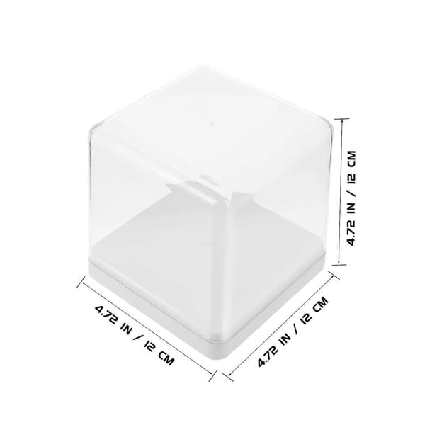 Displayfodral för förvaring Akryl Transparent Låda med Dammskydd