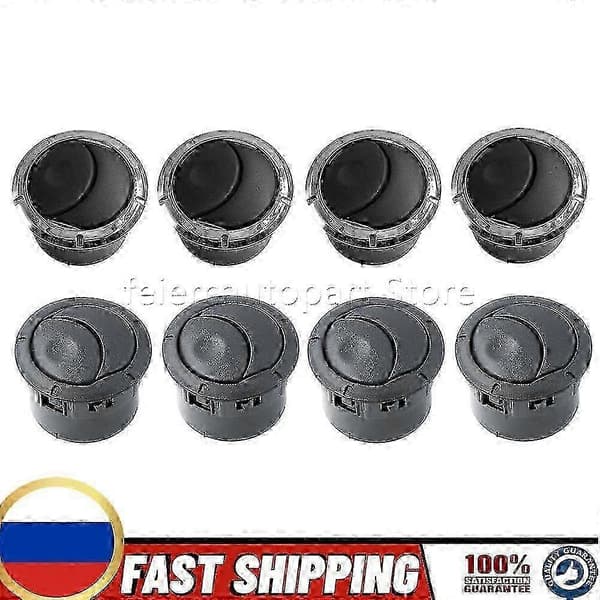 Bilens luftventilafdækning til Renault Master 4 stk. grillsæt 8200212480 Black 4 PCS