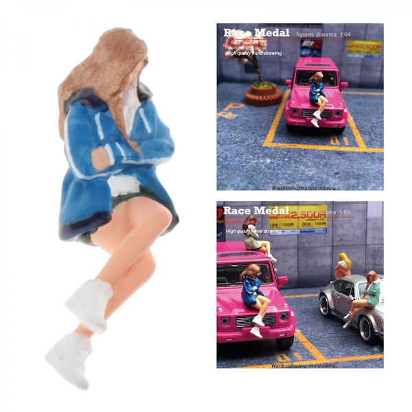 Miniatyr Mode 1/64 Diorama Figurer Actionfigur Modell Display Stil 2