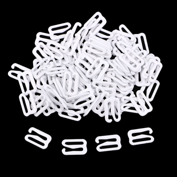 100 st Metall BH-band Justerare Slider Krok 9 Underkläder Sömnad Hantverk 12mm